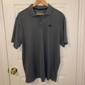 Under Armour Gold Polo - Dark Gray - XL